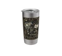 Surgical Tech Tarot Card The Mind Reader Skeleton Scrub Tech Stainless Steel Insulated Tumbler