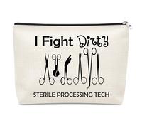Surgical Technician Cosmetic Bag Surgical Tech Gift for Women Surgeon Appreciation Gift for Doctor Nurse Makeup Bag with Zipper Inspirational Graduation Gifts Retirement Birthday Gifts for Coworker