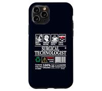 Surgical Technologist Job Label Skills Sarcasm Coffee Wine Case for iPhone 11 Pro