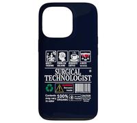 Surgical Technologist Job Label Skills Sarcasm Coffee Wine Case for iPhone 13 Pro