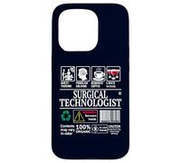 Surgical Technologist Job Label Skills Sarcasm Coffee Wine Case for iPhone 15 Pro