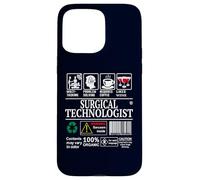 Surgical Technologist Job Label Skills Sarcasm Coffee Wine Case for iPhone 15 Pro Max