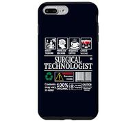 Surgical Technologist Job Label Skills Sarcasm Coffee Wine Case for iPhone 7 Plus/8 Plus