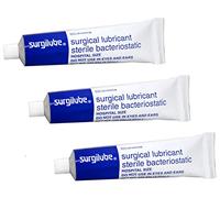 Surgilube Lubricating Jelly Sterile - 4.25 oz Flip Top Tube - Pack of 3 Tubes by Surgilube