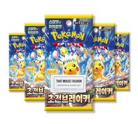 Surging Sparks Super Electric Breaker Korean 5 Booster Packs | TCYM Authenticated | Korean Pokemon Cards | Pokemon Surging Sparks Booster Packs | Pokémon Scarlet and Violet | That Mouse Fashion