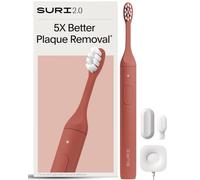 SURI 2.0 New Sonic Electric Toothbrush with Pressure Sensor | 1 Month+ Battery| Electric Toothbrush Adults | Sonic Toothbrushes | Red