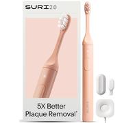 SURI 2.0 New Sonic Electric Toothbrush with Pressure Sensor | 1 Month+ Battery | UK’s No.1 Rated | Electric Toothbrush Adults | Sonic Toothbrushes | Pink