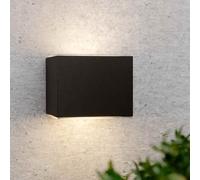 Suri 365 Avon Solar LED Outdoor Up & Down Wall Light - Anthracite Grey