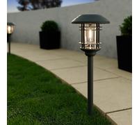 Suri 365 Dartington Solar LED Stake Light In Anthracite Grey Finish