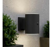 Suri 365 Grantham Solar LED Outdoor Up & Down Wall Light with PIR Sensor In Anthracite Grey Finish