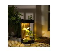 Suri Agra Solar LED Outdoor Feature Light In Dark Brown Finish