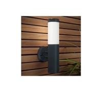 Suri Canterbury XT Solar LED Outdoor Wall Light In Anthracite Grey Finish