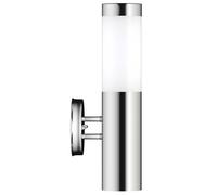 Suri Canterbury XT Solar LED Outdoor Wall Light In Stainless Steel Finish