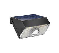 Suri Comet Solar LED Outdoor Flush Light with PIR Sensor - Black