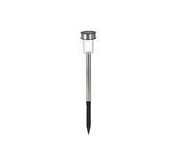 Suri Daura Solar LED Stake Light In Silver Finish