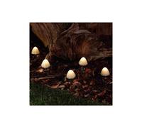 Suri Forest Mushroom Solar LED Stake Lights - Set of 12