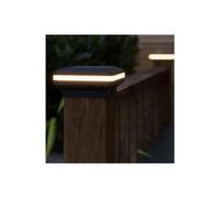Suri Peake Pro Solar Outdoor Post Cap Light - Black