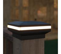 Suri Peake Solar LED Post Cap Light - Black