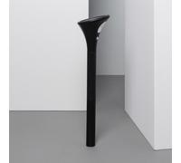 Suri Phare Solar LED Post Light with PIR Sensor - Black