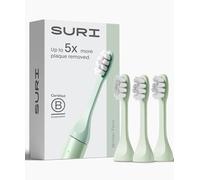 SURI Recyclable Electric Toothbrush Heads | Core & Pro Compatible | Long Lasting Replacement Heads | Pack of 3 | Winter Fern