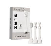 SURI Recyclable Electric Toothbrush Heads | Core & Pro Compatible | Long Lasting Replacement Heads | Pack of 3 | Sea Mist
