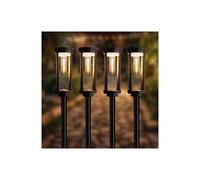 SolarCentre® Lavenham Outdoor Solar Powered Garden Lights - 4 Pack
