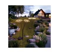 Suri Starburst Solar Stake Light - Black - Set of 2