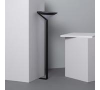 Suri Yuma Solar LED Post Light with PIR Sensor - Black