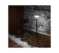 Suri Yuma Solar LED Post Light with PIR Sensor - Black