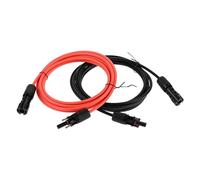SURIEEN 12AWG 10Ft 3M Solar Panel Extension Cable Wire Kit 4mm² Waterproof Solar Cable Kit 1500V with Female and Male Connectors (10FT Red &10FT Black)