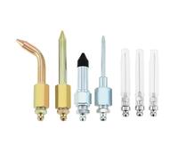 SURIEEN 7pcs Grease Gun Accessory Kit, Including 3 Grease Needles 1 Dispenser & Rubber Joint Fitting 1 Bent & Straight Nipple Nozzles for Small Narrow Space Deep Hole.