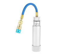 SURIEEN AC Oil Injector Kit with R134A Snap Quick Coupler R-134a R410a R22 R12 System, 2 OZ Refrigerant Hand Turn Screw-in Type 1/4 SAE Scale