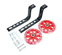 Surieen Stabilisers for Child’s Bike, Bicycle Training Wheels, Stabilisers Safety Support Wheel Universal Cycling Training Wheels for Kids Balance 12 14 16 18 20 Inch Bike, Red
