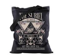 Suriel Tea Room Tote Bag Bookish Book Themed Gifts Spill The Tea Velaris Prythian Acotar Suriel House Gift for Book Lovers Night Court Bookish