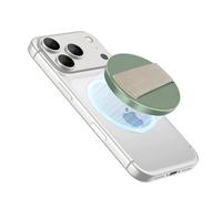 SURITCH for Magnetic Phone Grip, Phone Loop Detachable Magnet Cell Phone Finger Strap for iPhone 17 16 15 14 13 12 Series & Magnetic Cases（Green）