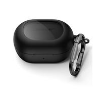 SURITCH Magnetic Case Compatible with Bose New QuietComfort Earbuds (2024),Rugged Bumper Shockproof Protective Headphone Cover with Secure Lock & Cleaning Kit & Carabiner Keyring(Black)