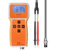 SURLABA Battery Internal Resistance Tester, Portable Car Battery Analyzer 4 Wire Measure Voltage Ohm 1uΩ~200Ω/0~±100VDC for 18650, Lead Acid, Lithium Ion, Lithium Iron Phosphate
