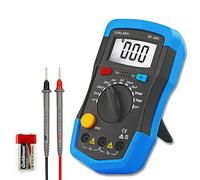 SURLABA Digital Capacitance Meter, XF-36D Capacitor Tester Measuring Range 0.1pF to 20,000uF, Capacitance Multimeter 1999 Display with LCD Backlight & Data Hold for Home, Industry, Fault Testing
