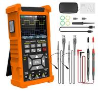 SURLABA Oscilloscope 2 Channel, 50Mhz Bandwidth 280MSa/s, TRMS Multimeter 6000 Count, Signal Generator 13 Signal Waveforms, Auto/Normal/Single Mode for DIY, Home, Automotive Repair