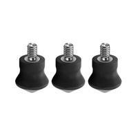 Surluoen 3Pcs Universal Tripod Foot Spikes Set 1/4 Inch Thread Stainless Steel Tripod Monopod Legs Feet Replacement Parts