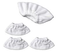 Surluoen 4 Pcs Microfiber Cover Set for Hand Nozzle EasyFix Steam Cleaner SC1, SC2, SC3, SC4, SC5
