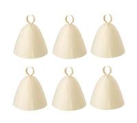 Surluoen 6 Pcs Russian Wool Banya Hat Ukrainian Head Protection Felt Bath Hat Sauna Hat Absorbent Sauna Women Sauna