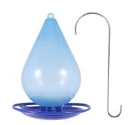 Surluoen Automatic Bird Water Feeder Water Droplet Shaped Bird Waterer Easy Hanging Bird Feeder with Hook Bird Water Dispenser