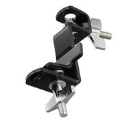 Surluoen Bass Drum Cowbell Clamp Cowbell Holder Accessories Percussion Mounting Bracket for Drum Drummer Instrument Without L Rod