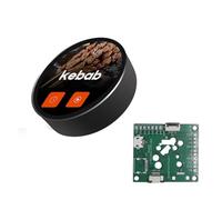 Surluoen ESP32 S3 LVGL Development Board 1.5-Inch 466x466 Round OLED Touch Knob Display Wifi Bluetooth with Adapter Board Black