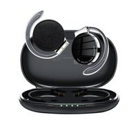 Surluoen F2 Wireless Bluetooth Headset Over-Ear Sports Headset Noise Cancelling Talking Headset -Black