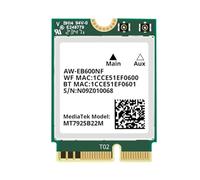 Surluoen MT7925 WiFi 7 Network Card 5400Mbps Bluetooth 5.3 Tri Band 2.4G 5Ghz 6GHz Wireless Network Adapter for PC Windows10/11