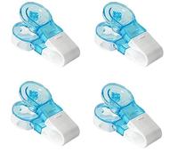 Surluoen Portable Pill Taker, No Contact Easy to Take Medicine Out Tool Remover, Tablets Pills Blister Pack Opener 4PCS High Guality