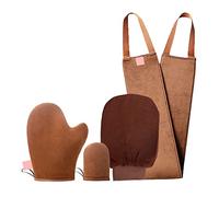 Surluoen Tanning Oiler Gloves Set Replacement Accessories Sunless Tanning Applicator Body Flocking Gloves Oiling Tool Self Tanning Gloves Applicator