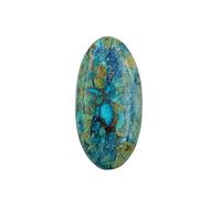 SURMAN™ Natural Oval Shape Palm Stone Cabochon Loose Gemstone 30-40 mm Size Flat Back A Quality For Jewelry Making, Meditation, Stress Relief, Wire Wrapping Crystals, 30-40, Gemstone, Shattuckite